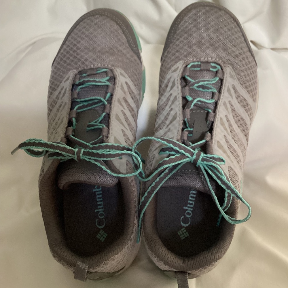 🥾 Columbia Prescott Point hiking shoes sneakers 6.5 gray - Picture 5 of 7